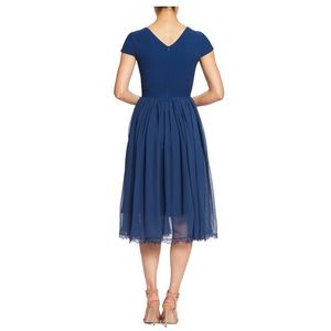 dress the population corey chiffon